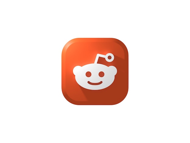 Button 3D Icon reddit