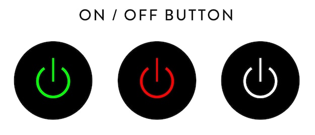 Button set vector