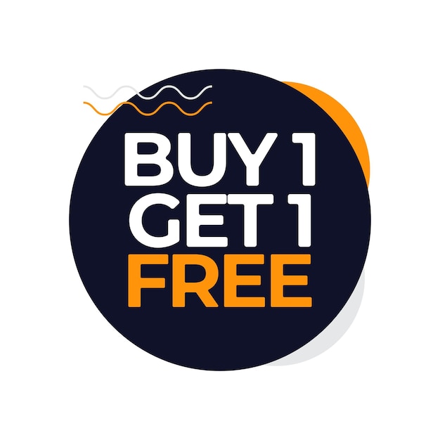 Buy 1 get 1 free banner template