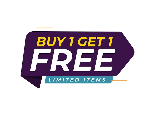 buy 1 get 1 free design template