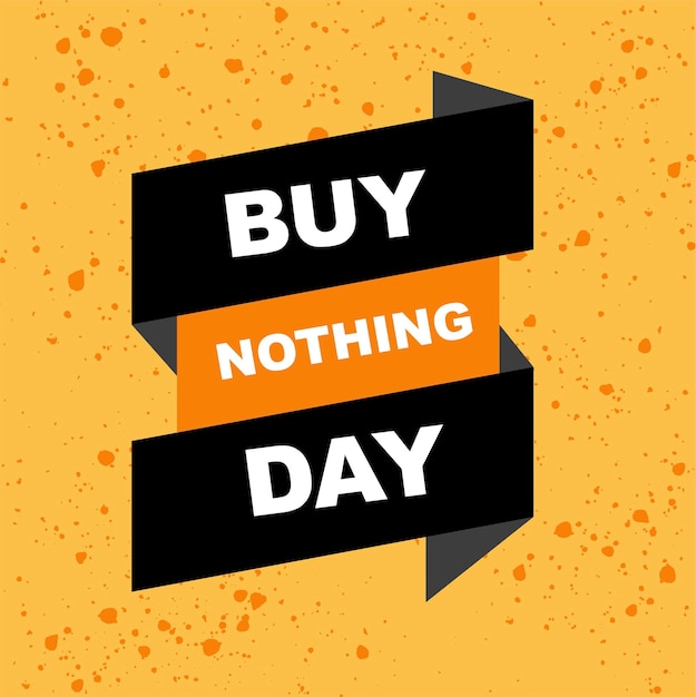 Buy Nothing Day banner Set of flat backgrounds for social media stories banners invitation card