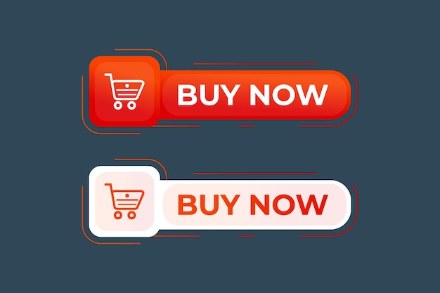 Vector buy now button with shop now vector element