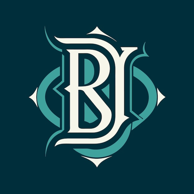 BV letter logo Creative Design