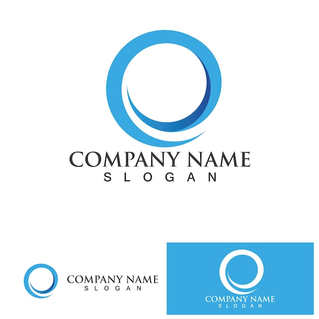 C Circle logo Template vector icon