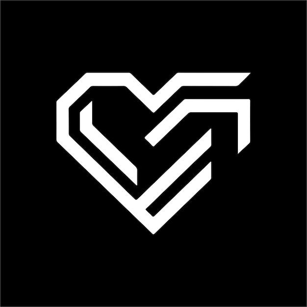 c a heart logo