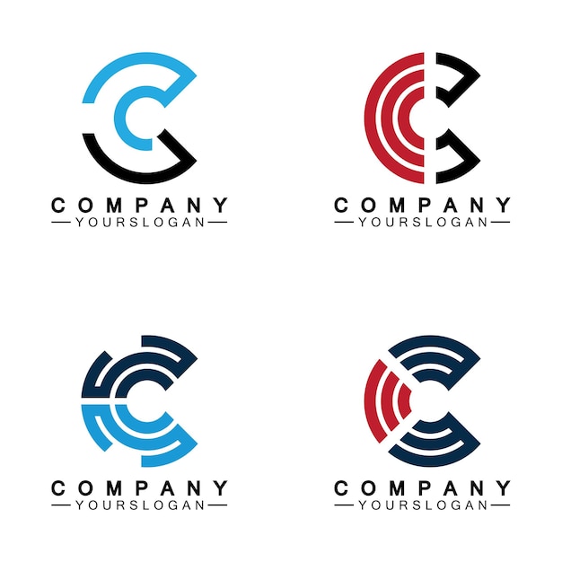 C Letter Logo Template