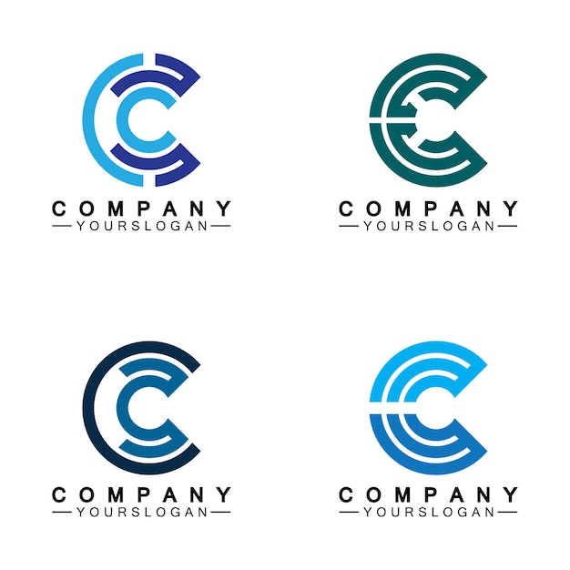 C Letter Logo Template