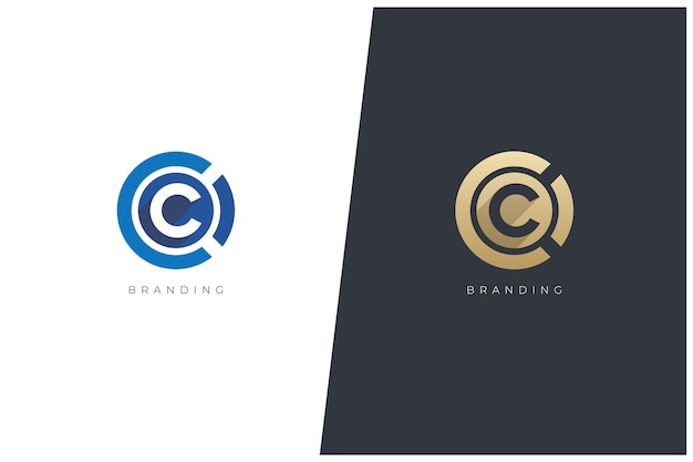 C Letter Logo Vector Concept - Monogram Icon Trademark. Universal C Logotype Brand