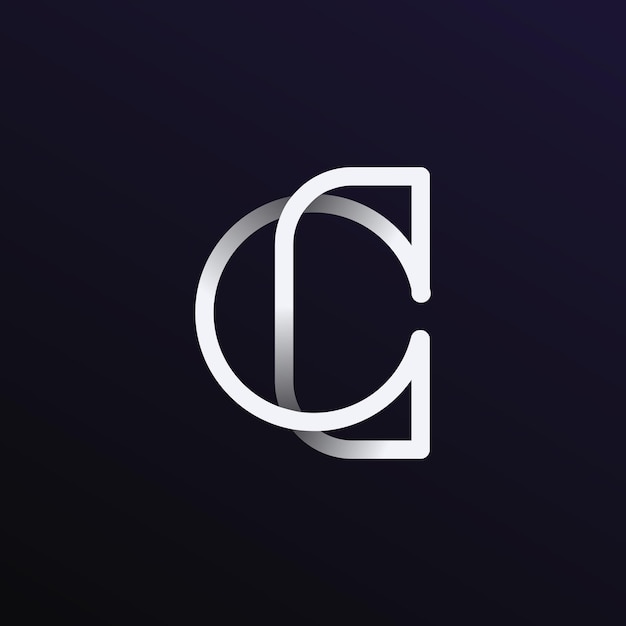 C and and O abstract monogram logo