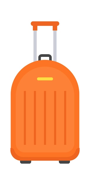 Cabin suitcase Travel Baggage Vector illustration