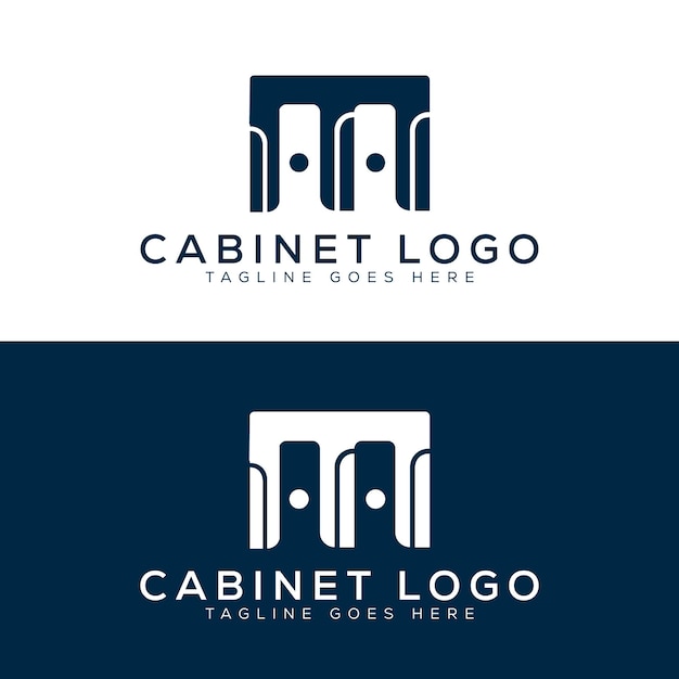 Cabinets Letter Modern M Logo Design template