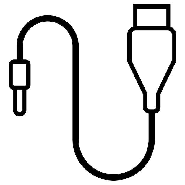 Cable icon vector