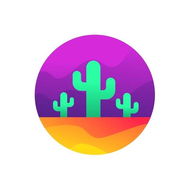 Cactus dessert logo 