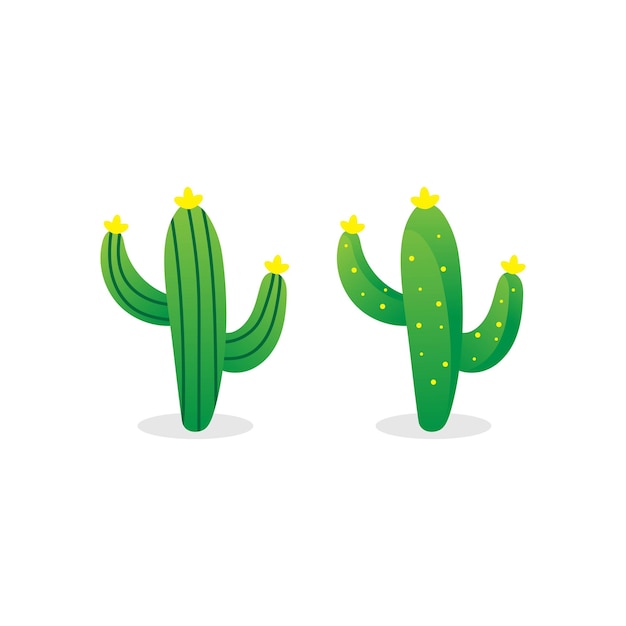 Cactus Icon design template vector illustration