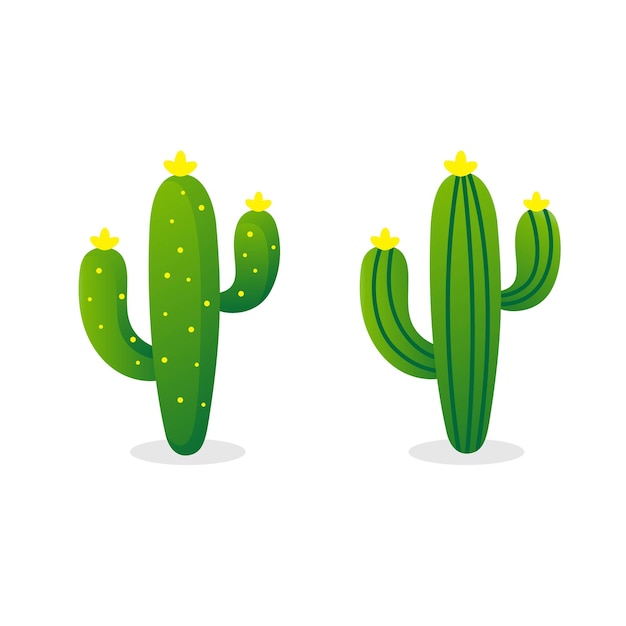 Cactus Icon design template vector illustration