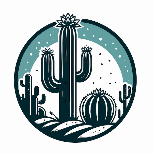 cactus logo illustration