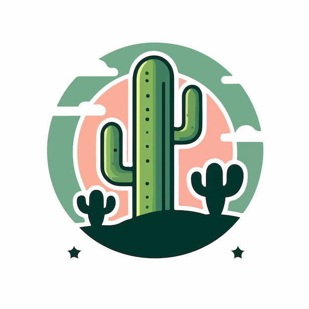 cactus logo illustration