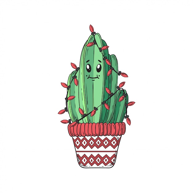 Cactus new year.