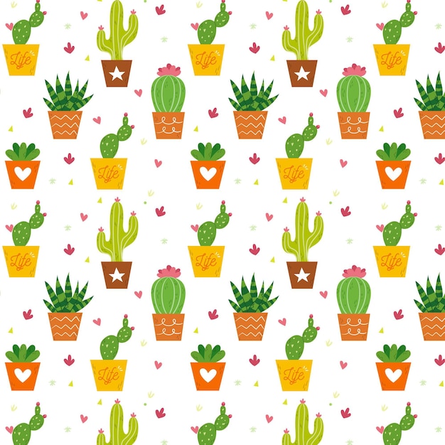 Cactus pattern collection