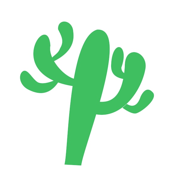 Cactus tropical plant Vector illustration