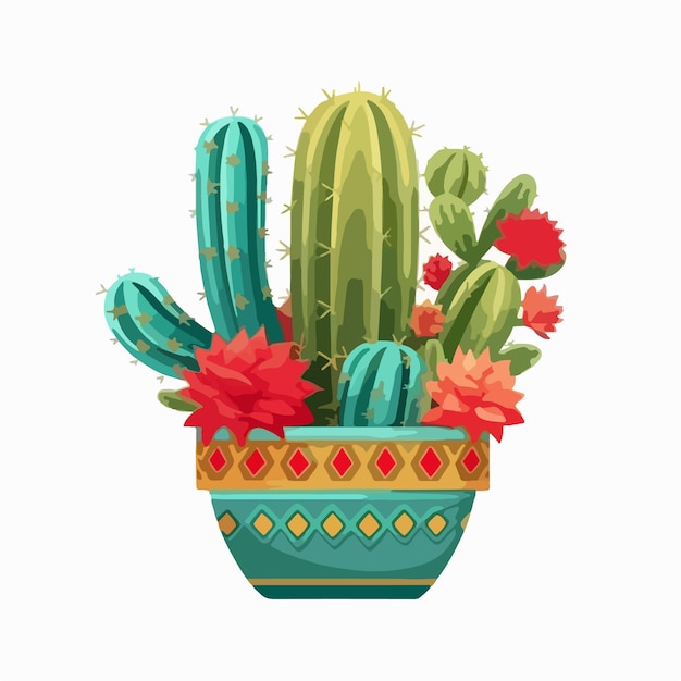 Cactus vector art Illustration Cinco De Mayo Mexico