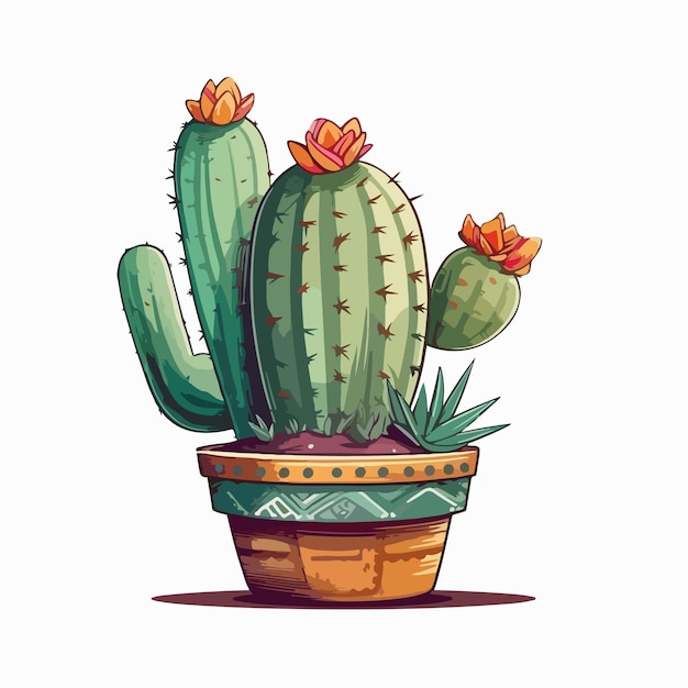 Cactus vector art Illustration Cinco De Mayo Mexico