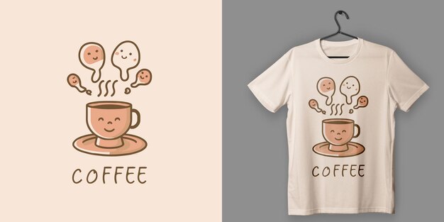 Vector cafe tshirt design vector a stylish and trendy vector illustration perfect for coffee enthusiasts