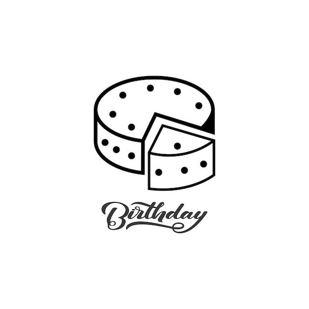 Cake sign icon vector illustration