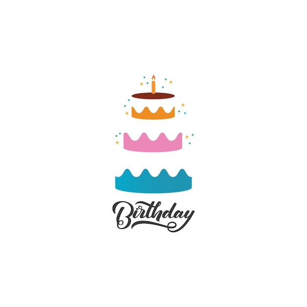 Cake sign icon vector illustration