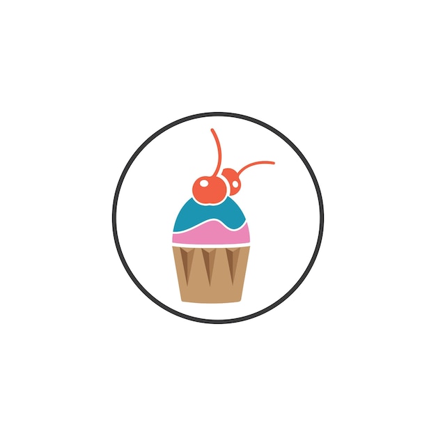 Cake sign icon vector illustration