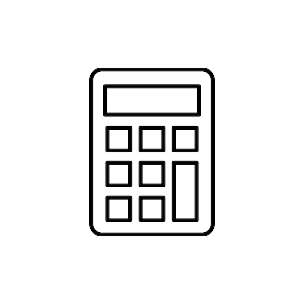 Vector calculator icon