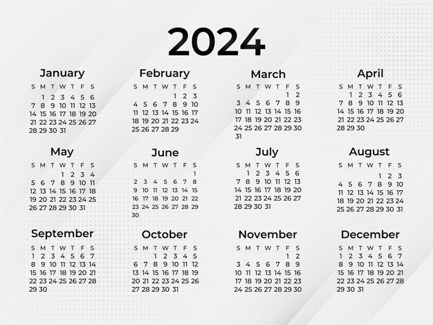 Calendar Design annual report 2024 For your Business