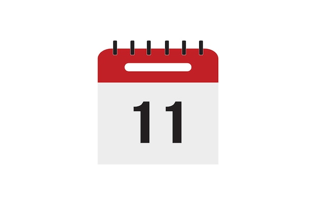 Calendar flat icon for websites and graphic resources Important date vector illustration of calendar with specific day