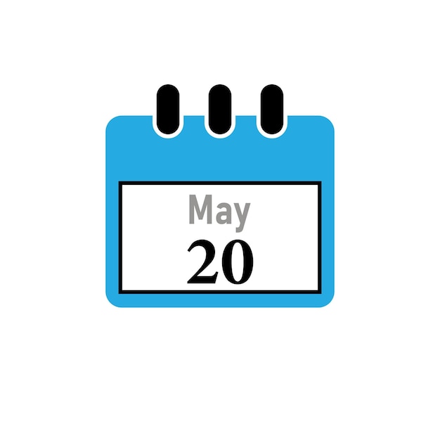 Calendar icon logo vector