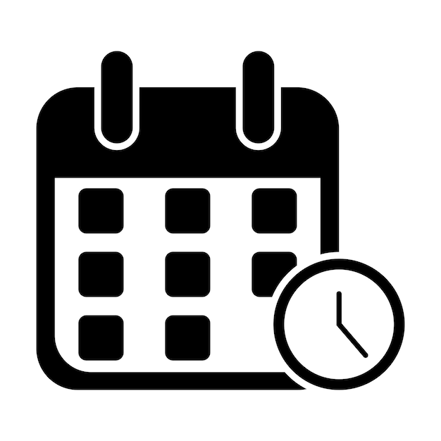 Calendar icon vector