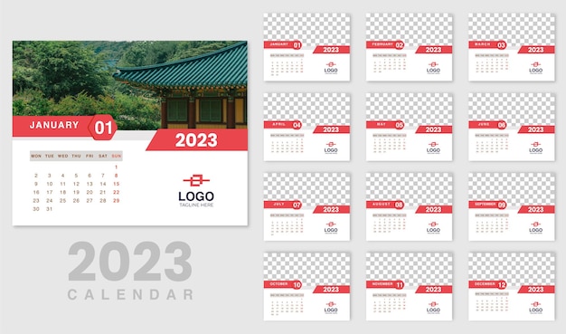 Calendar Templates for the Years 2023