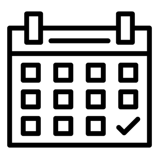 Calendar Vector Icon Design Illustration