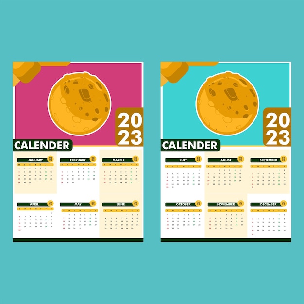 Calender 2023 in simple design