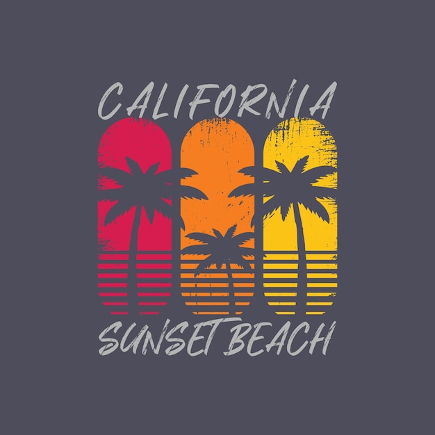 California illustration typography. perfect for designing t-shirts, shirts, hoodies, poster, print