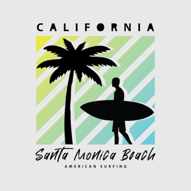 California illustration typography. perfect for designing t-shirts, shirts, hoodies, poster, print