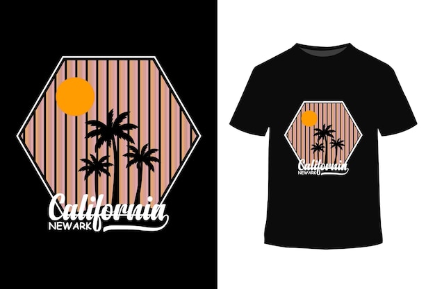 California morning t shirt design