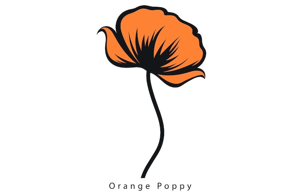 California Poppy California Poppy Vector Poppy Flower Poppies Vector Pretty Flower Vector