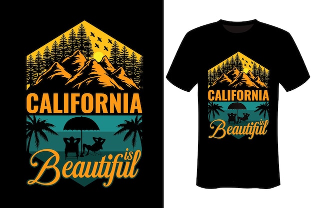 California T-Shirt Design