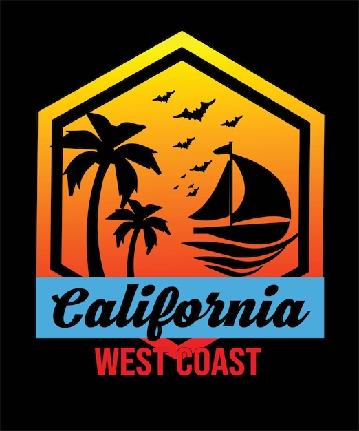 Vector california_west_coast