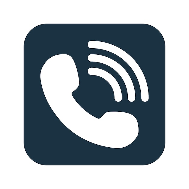 Call app caller icon Editable vector logo