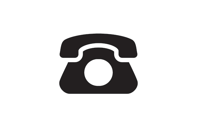 Call phone icon Communication and support vector symbol Telephone sign