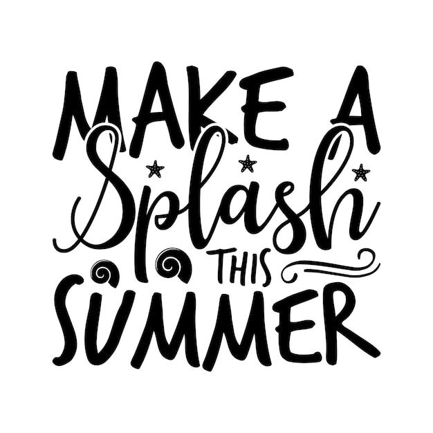 A calligraphy saying make a splash this summer.