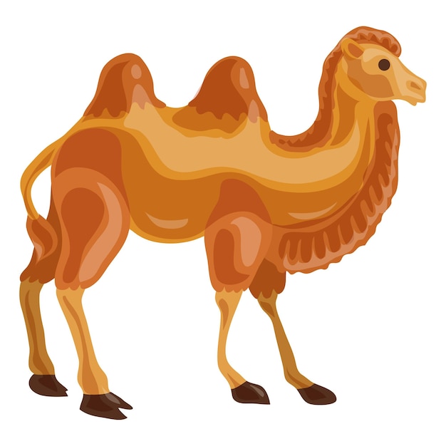 Camel icon Cartoon of camel vector icon for web design isolated on white background