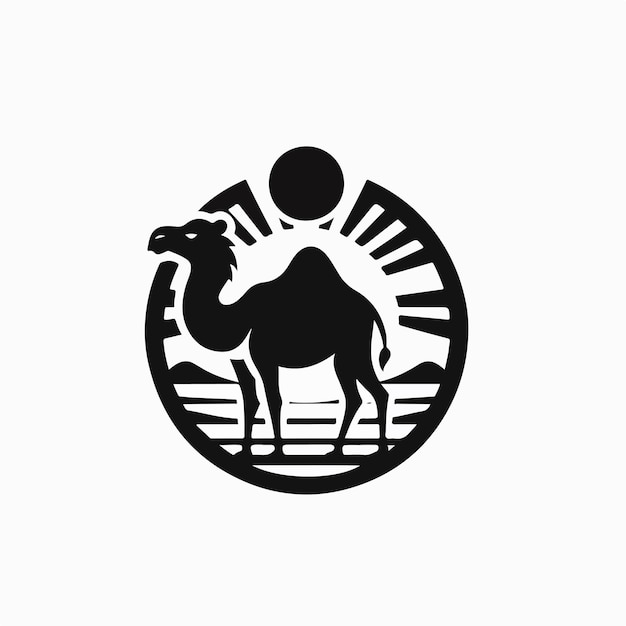 Vector camel logo illustration