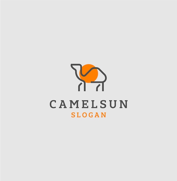 CAMEL SUN LOGO DESIGN